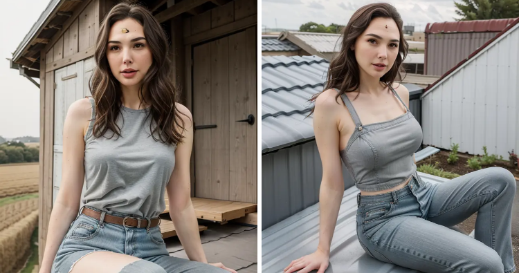 Pondering the Universe: Gal Gadot’s Rooftop Reflections